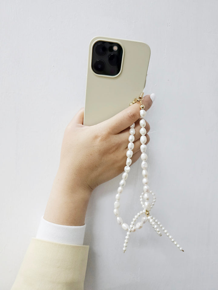 Freshwater Pearl With Butterfly Knot Versatile Phone Strap PC031