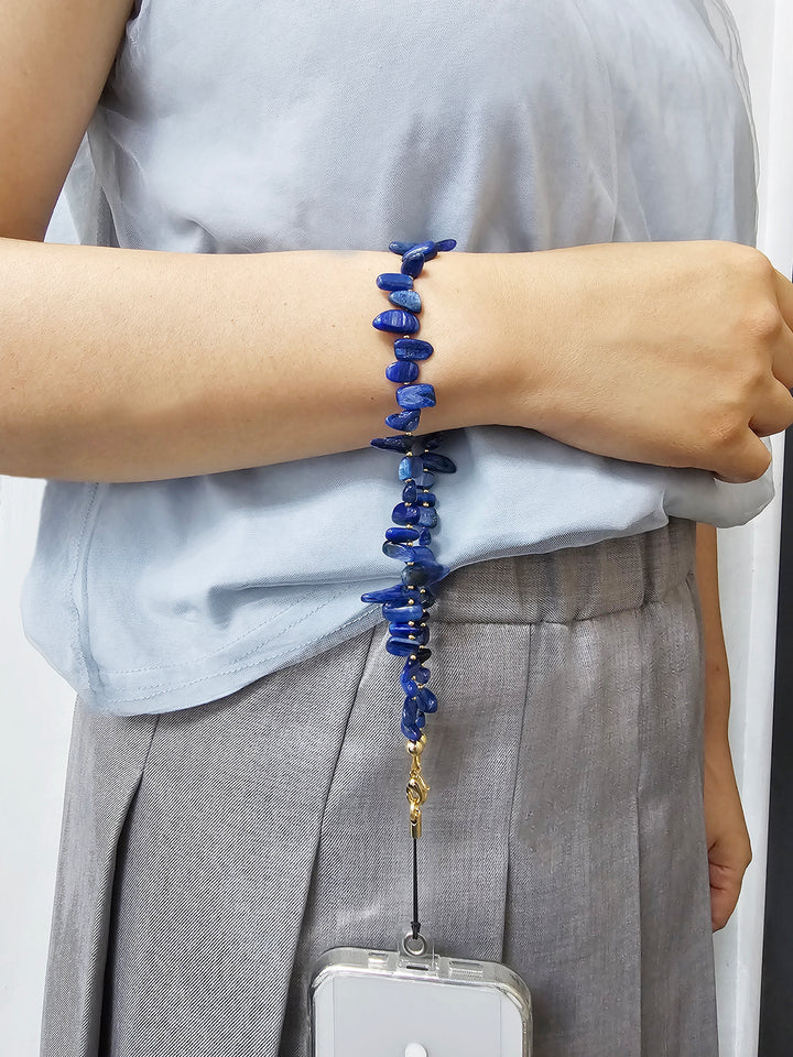 Tooth Shaped Kyanite Gemstone Phone Strap PC064