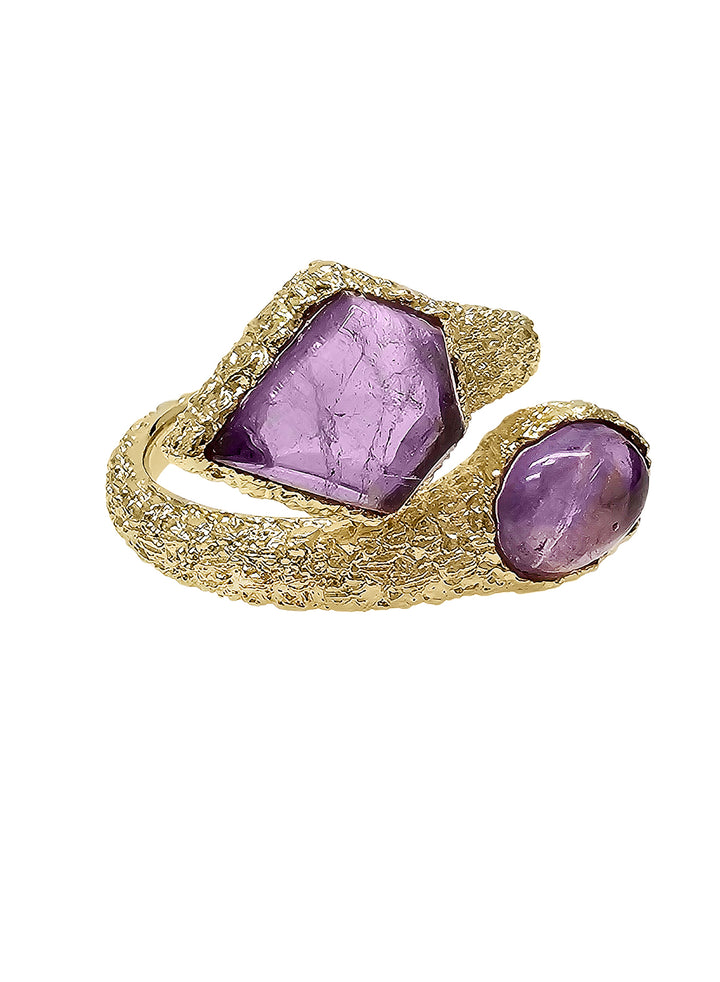 Amethyst Open Ring PR006