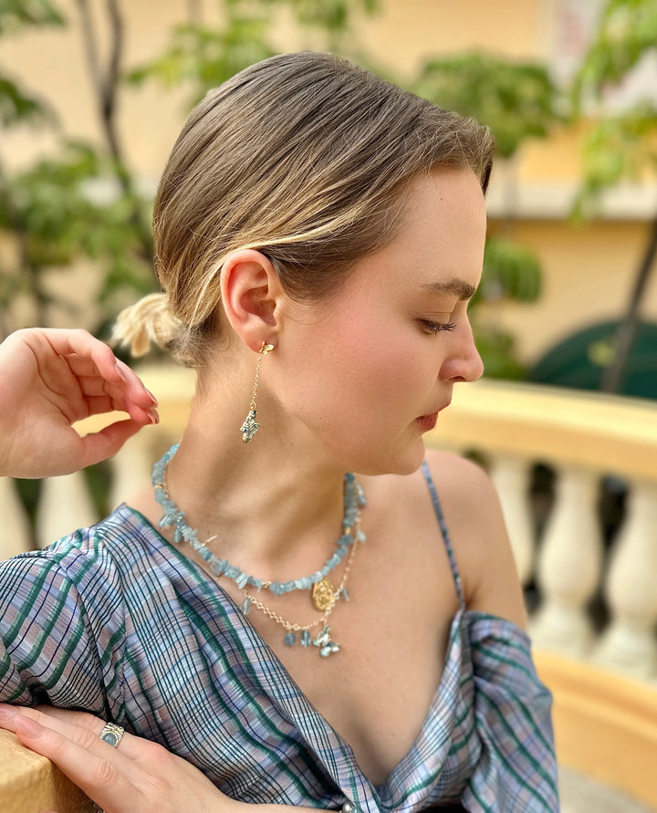 Swarovski Butterfly Asymmetric Earrings LE020 - FARRA