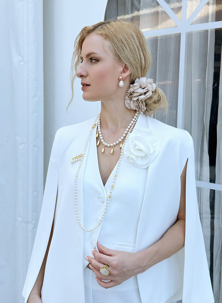 Baroque Freshwater Pearls Clip On Earrings KE002 - FARRA