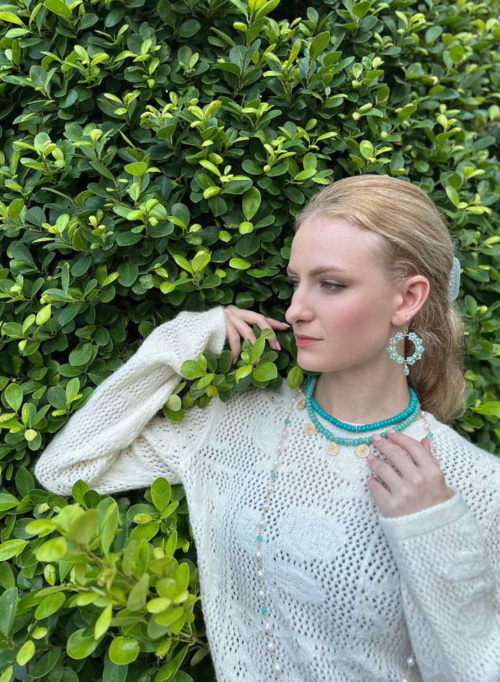 Amazonite earing uk, amazonite nacklace