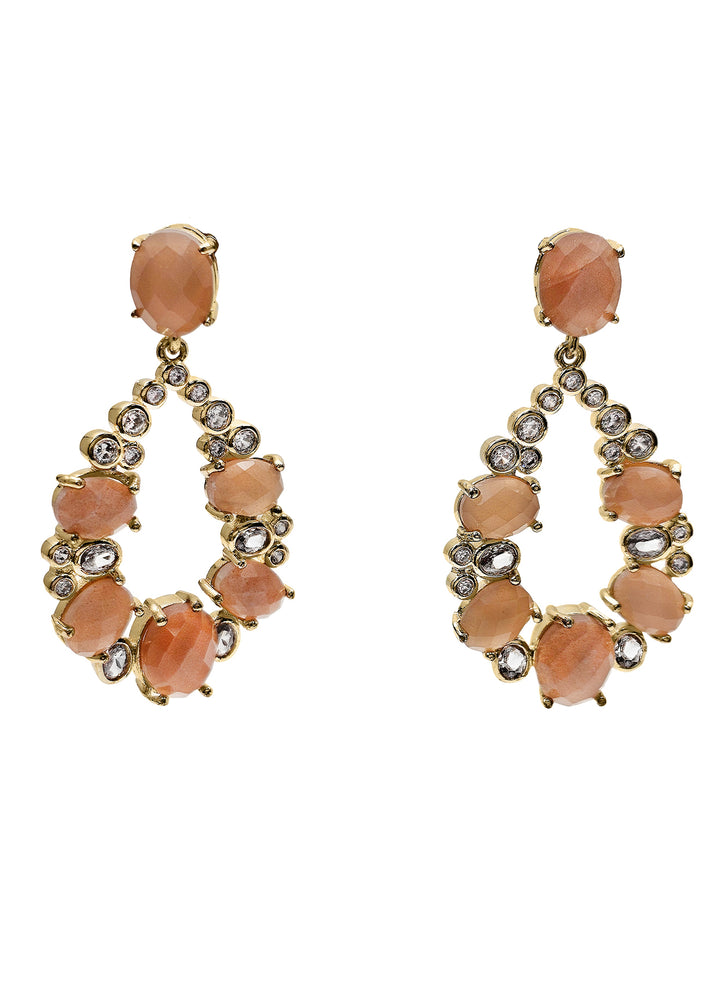 Sunstone Statement Earrings PE033