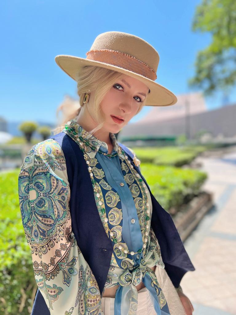 Green Agate With Maple leave Pendant Necklace HN008 - FARRA