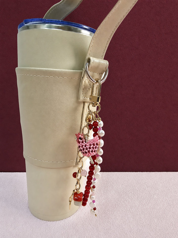 Farm Story Chicken House Coral Pearl Phone Strap / Bag Charm PC105