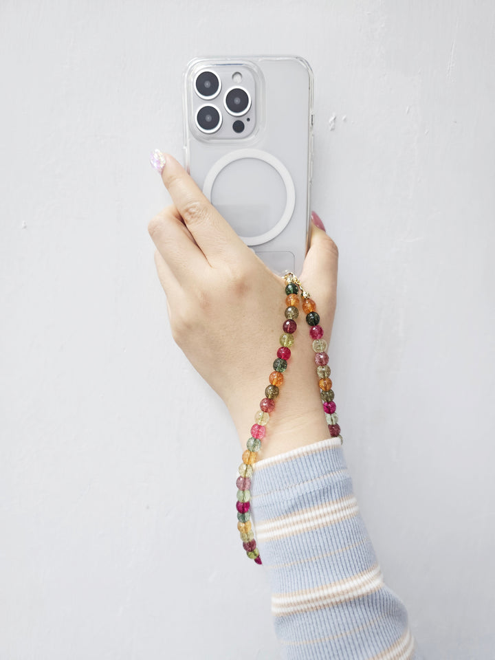 Colorful Glass Phone Strap PC029
