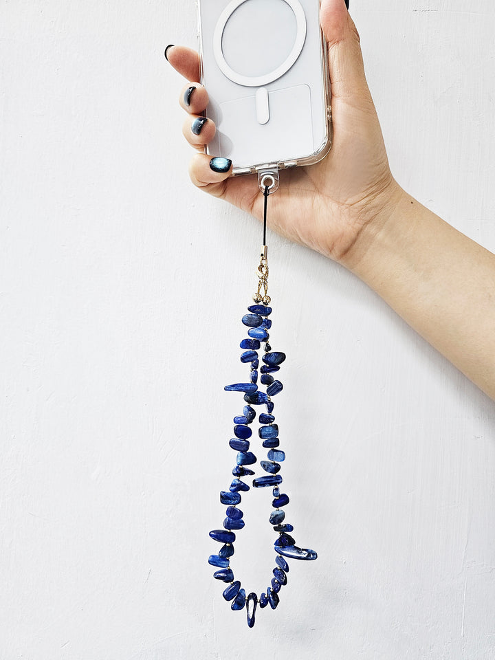 Tooth Shaped Kyanite Gemstone Phone Strap PC064