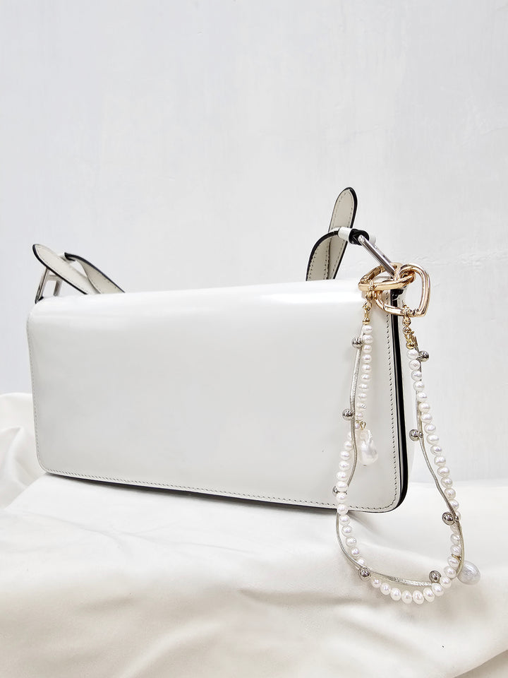 Freshwater Pearl With Baroque Pearls Bag Charm BC013