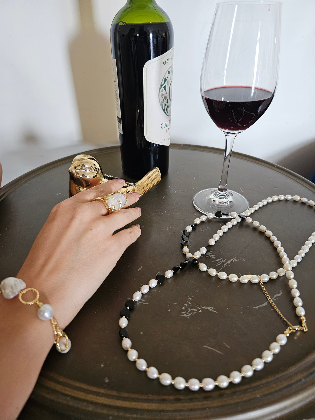 Baroque Pearl Adjustable Ring RP005