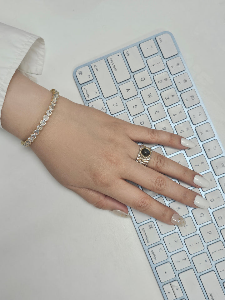 Flexible Zircon Stone Tennis Bracelet RB004