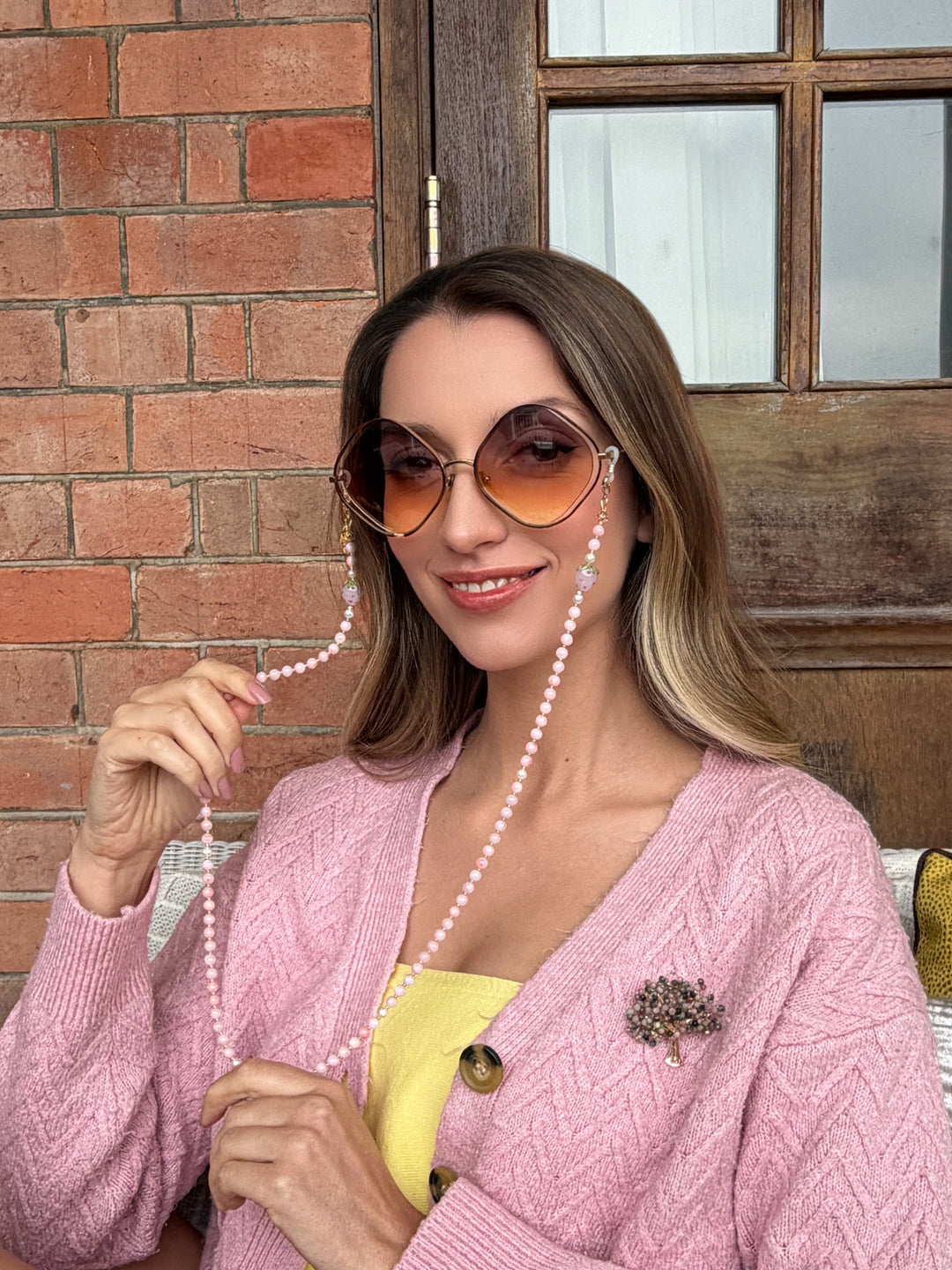 Tree Shape Handcrafted Tourmaline Brooch RP004