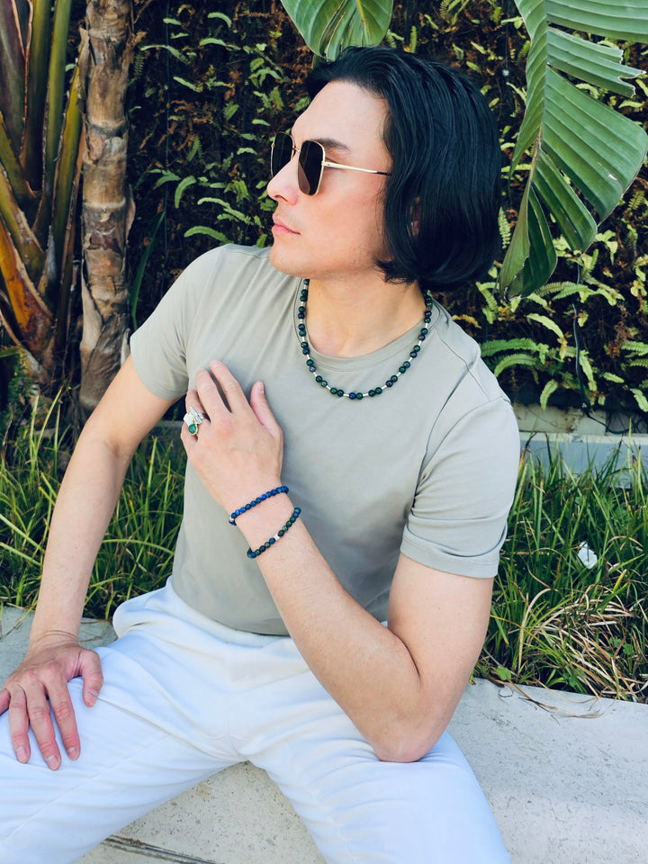 Phoenix Malachite Men's Bracelet MEB16