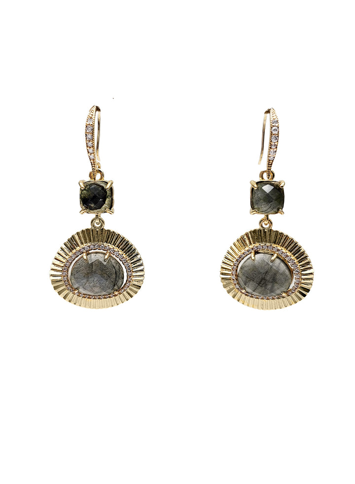 Labradorite Energy Stone Earrings NE002