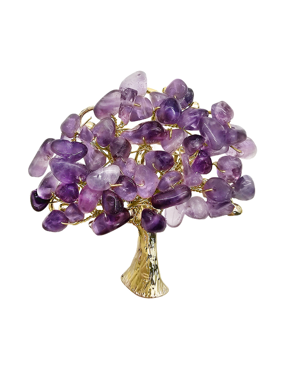 Natural Amethyst Handcrafted Tree Brooch NP003