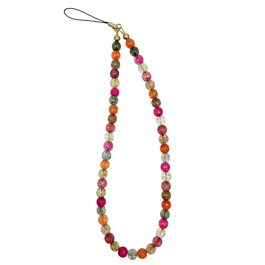 Colorful Glass Phone Strap PC029