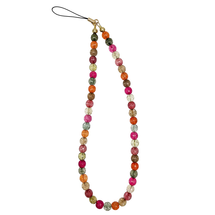 Colorful Glass Phone Strap PC029