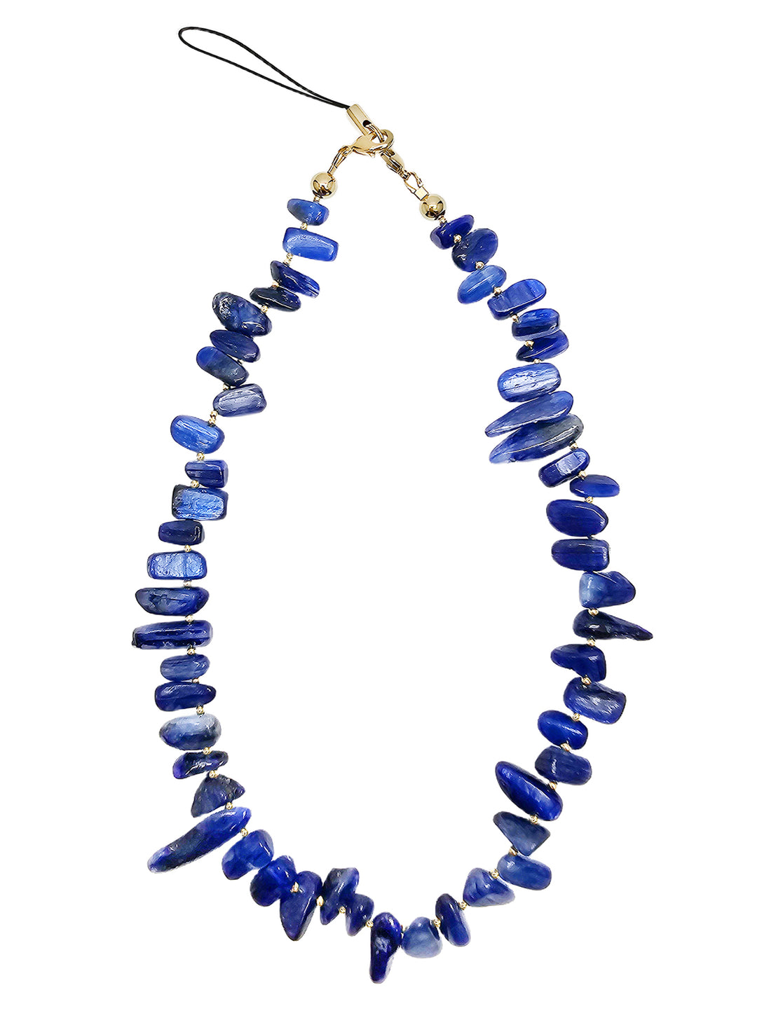 Tooth Shaped Kyanite Gemstone Phone Strap PC064