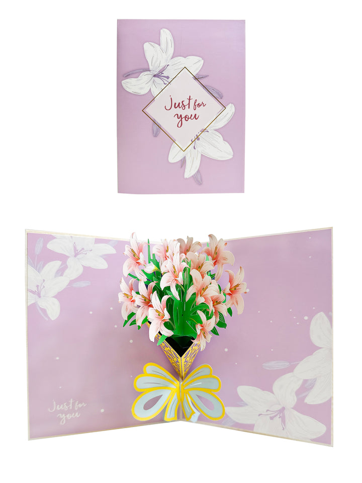 Pop-up Multi-Purpose Greeting Card ( Flower Bouquet )