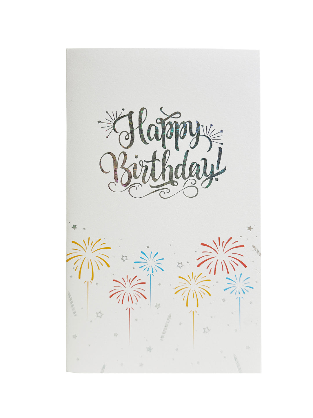 Birthday Cake & Firework Pop-up Multi-Purpose Greeting Card