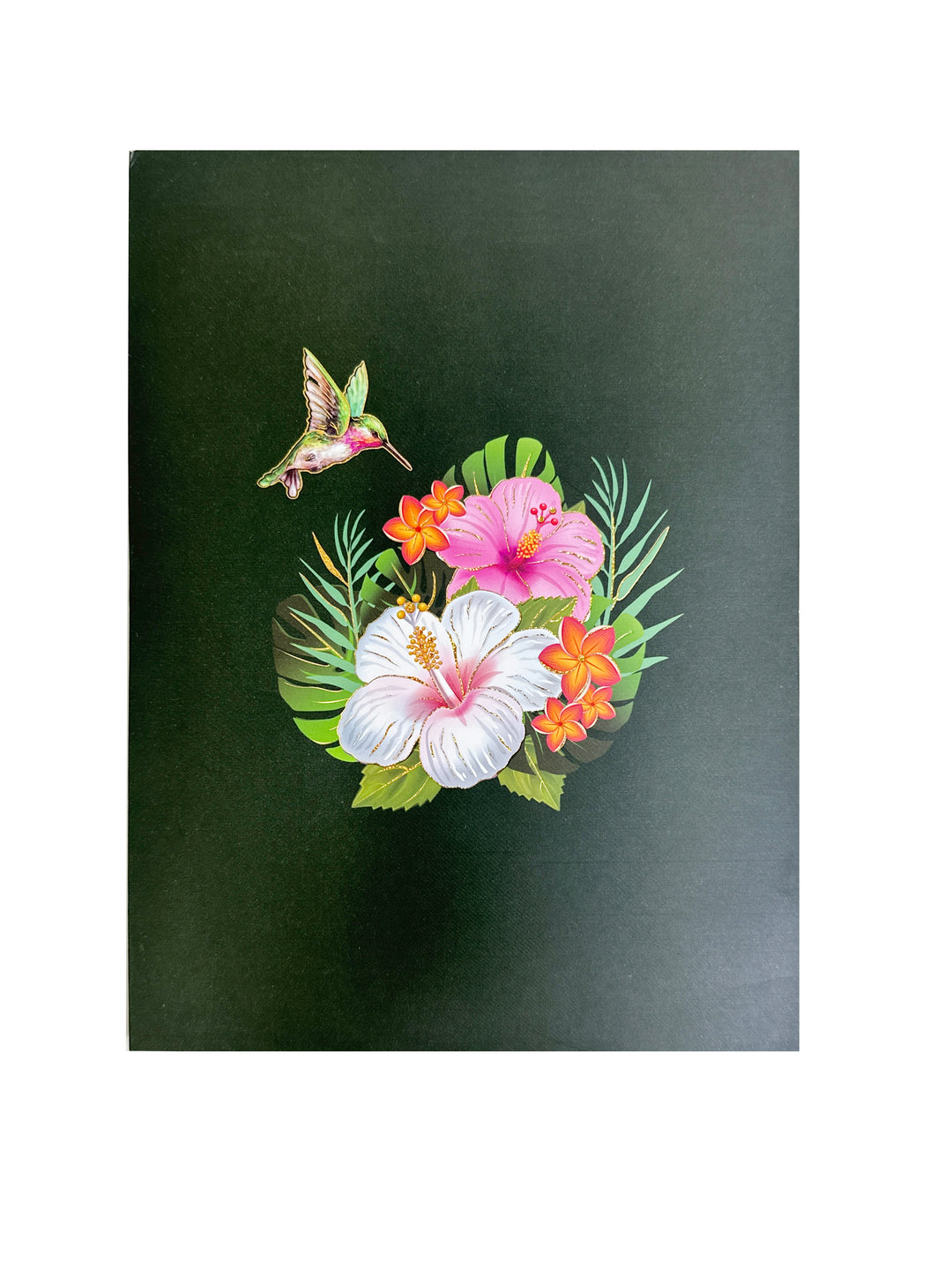 Pop-up Multi-Purpose Greeting Card ( Floral Bird )