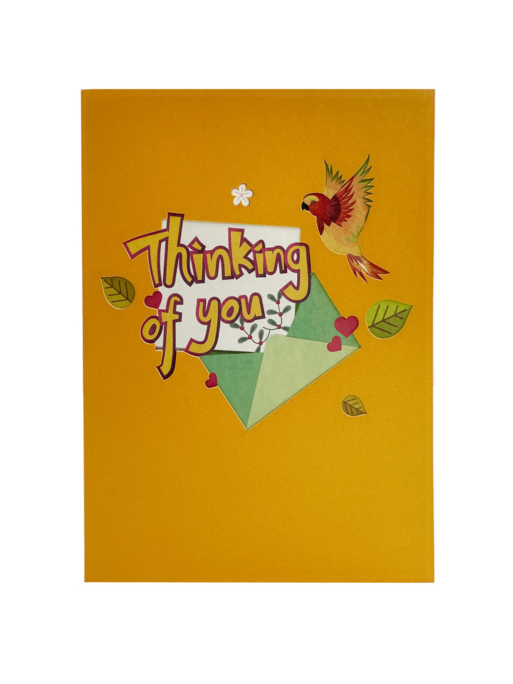 Thinking Of You Parrot Pop-up Multi-Purpose Greeting Card