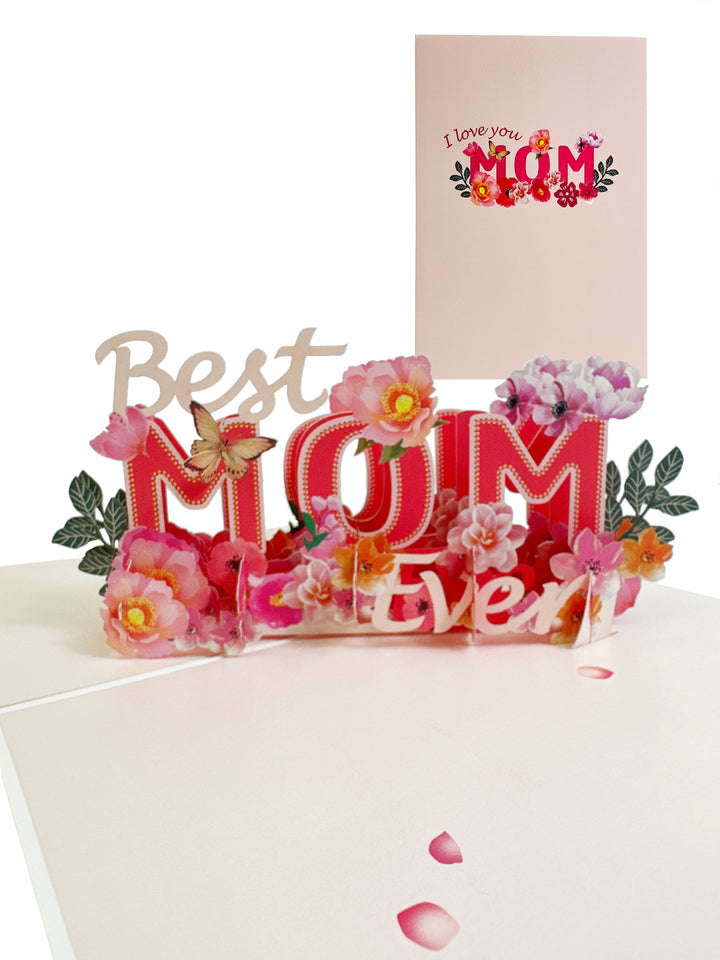 Pop-up Multi-Purpose Greeting Card (  Best Mom Ever)
