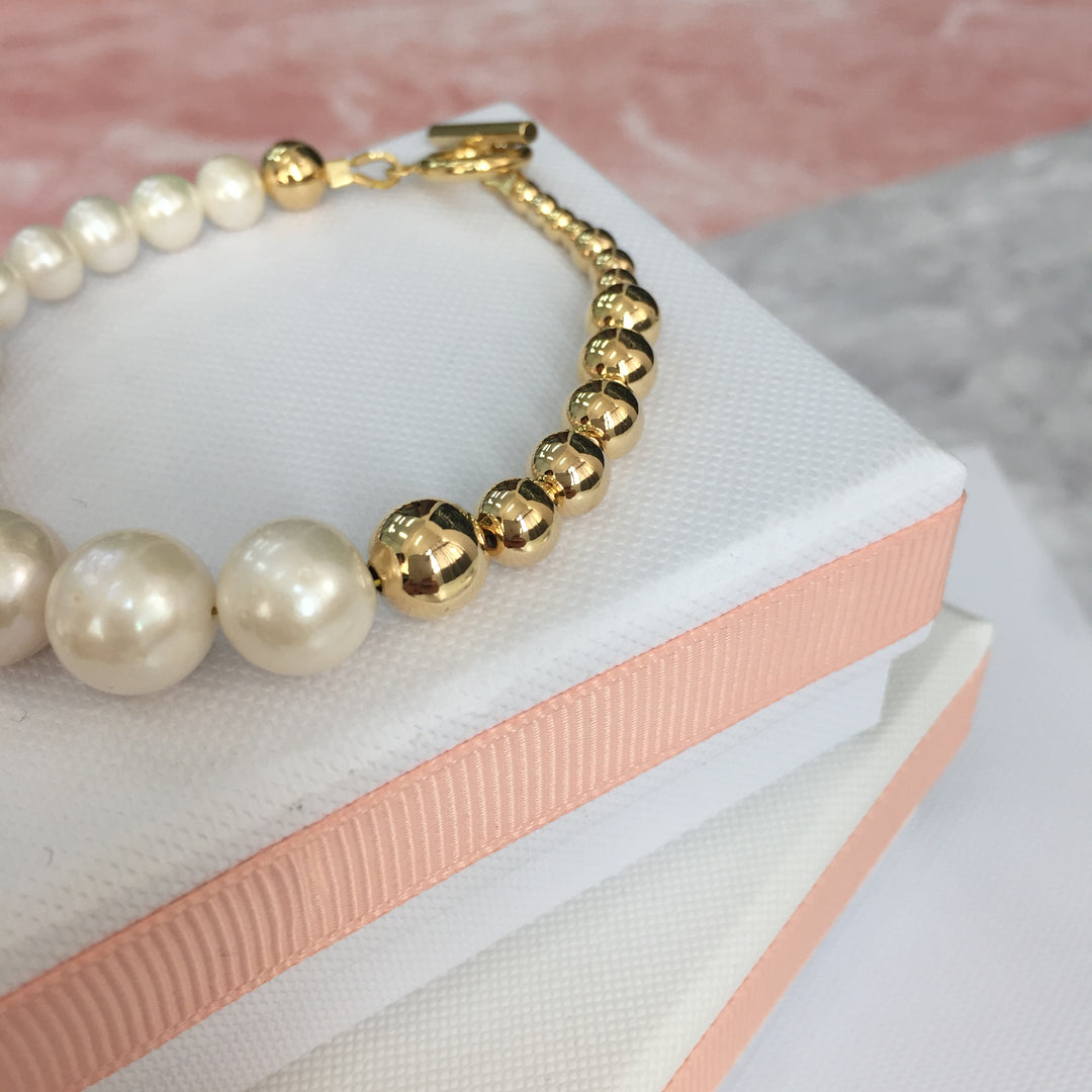 Freshwater Pearls Modern Bracelet MB122 - FARRA